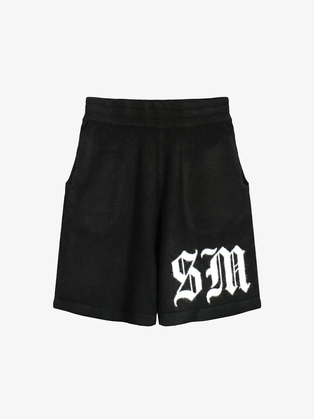 Gothic Chenille Oversized Street Shorts - Image 6