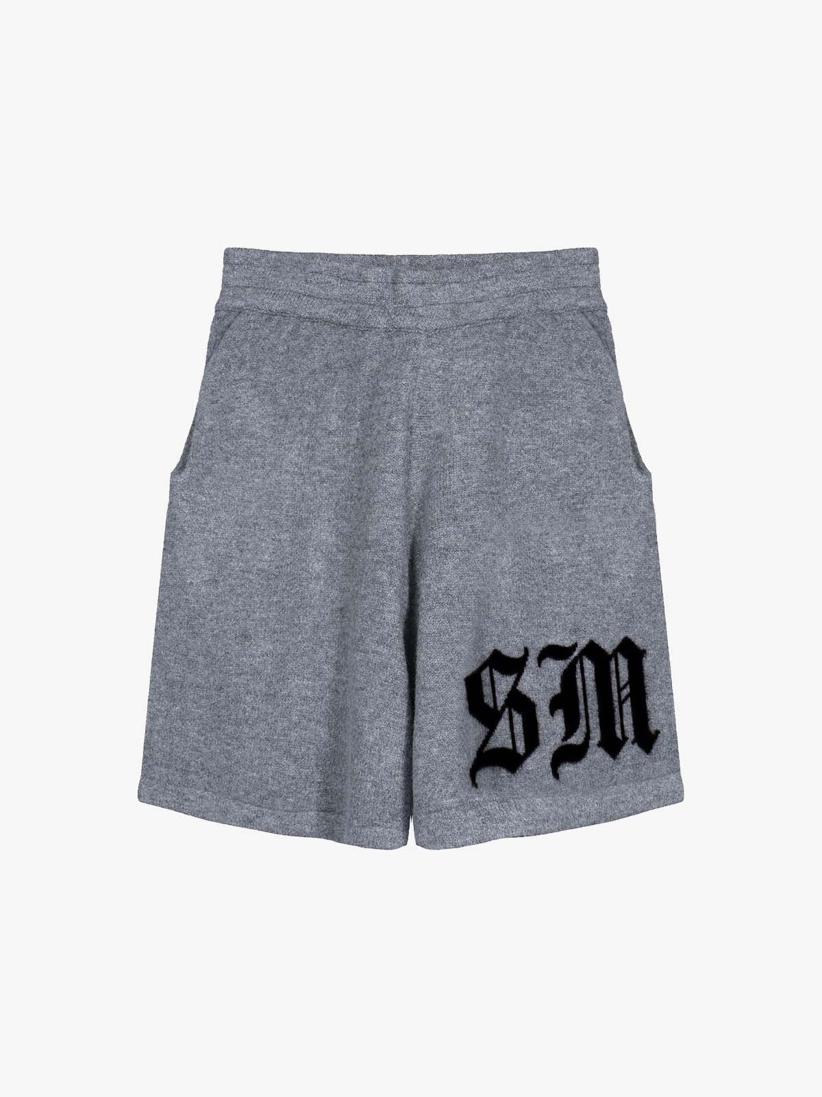Gothic Chenille Oversized Street Shorts - Image 7