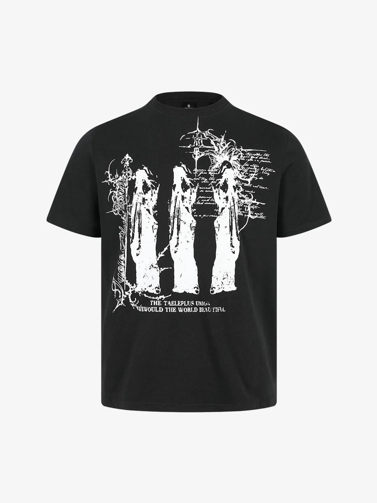 Gothic Statuette Cotton Jersey T-Shirt - Image 6
