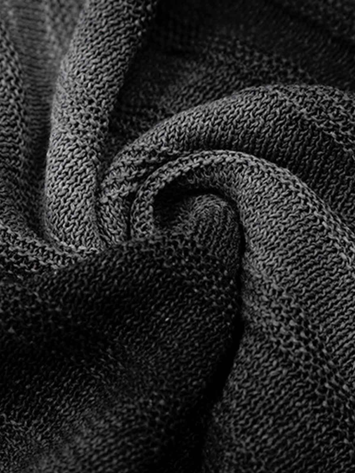 Gradient Textured Knit Polo Shirt - Image 10
