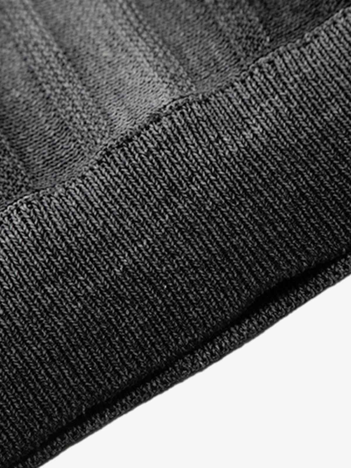 Gradient Textured Knit Polo Shirt - Image 6