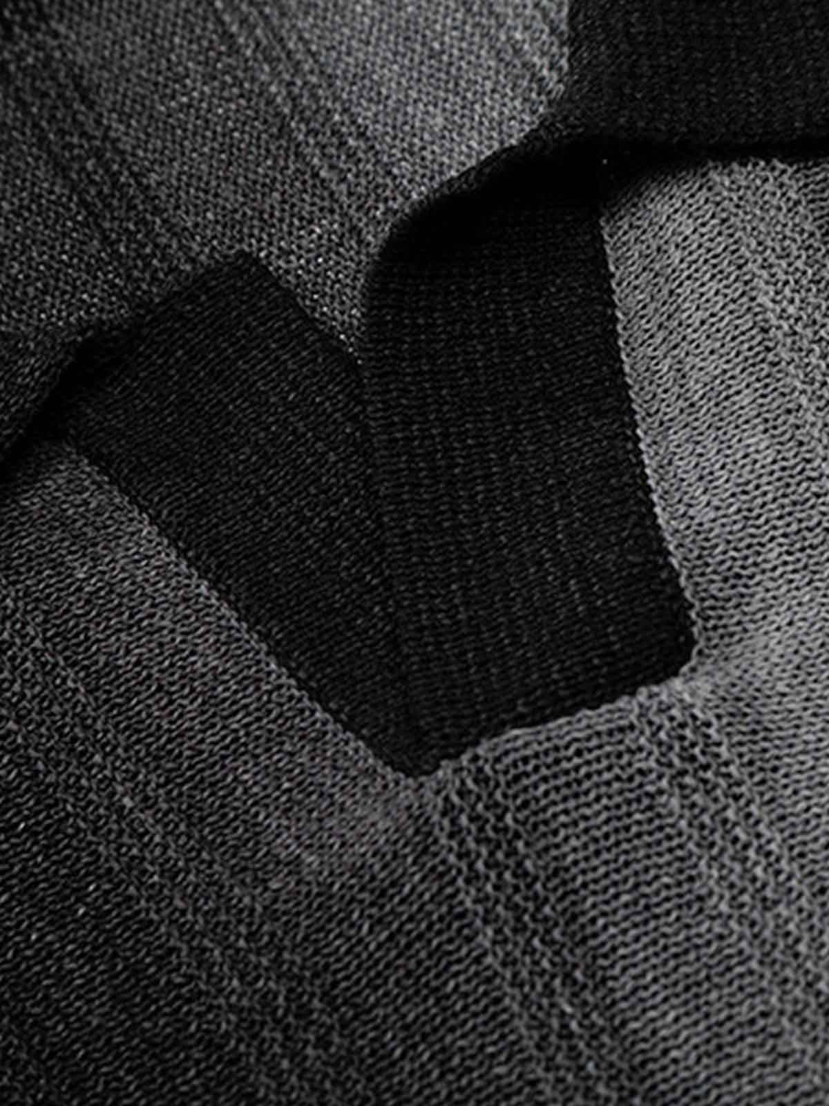 Gradient Textured Knit Polo Shirt - Image 7