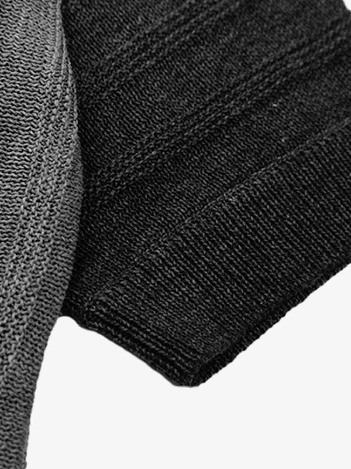 Gradient Textured Knit Polo Shirt - Image 8