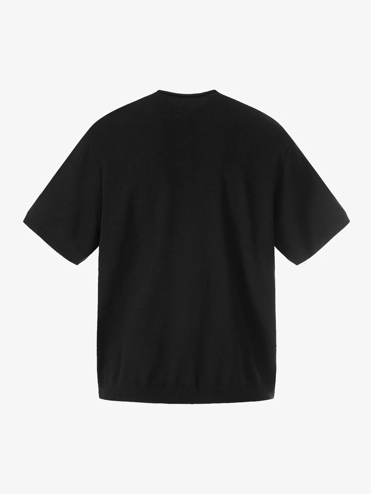 Graphic Floral Knit Henley T-Shirt - Image 7