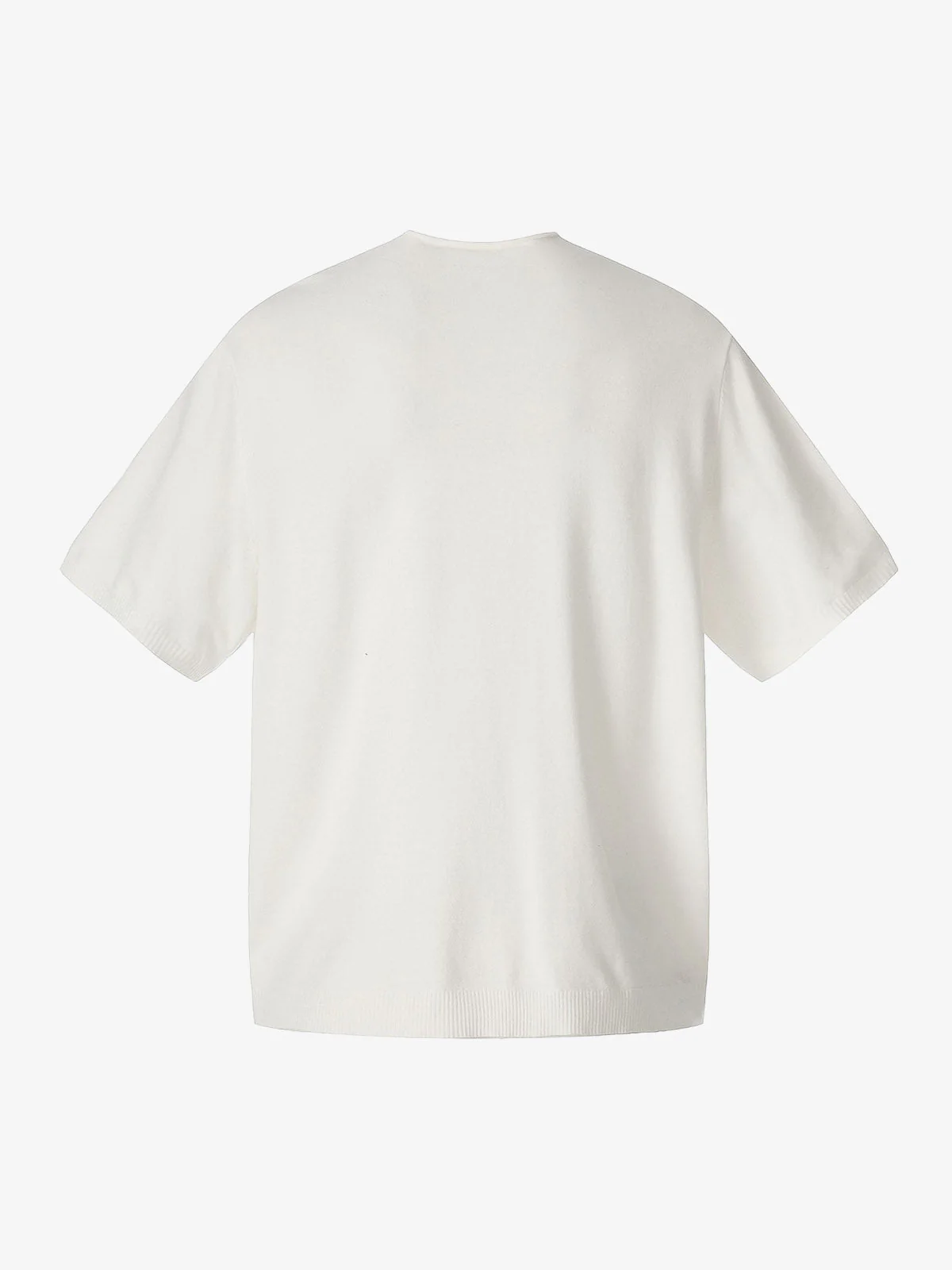 Graphic Floral Knit Henley T-Shirt - Image 8