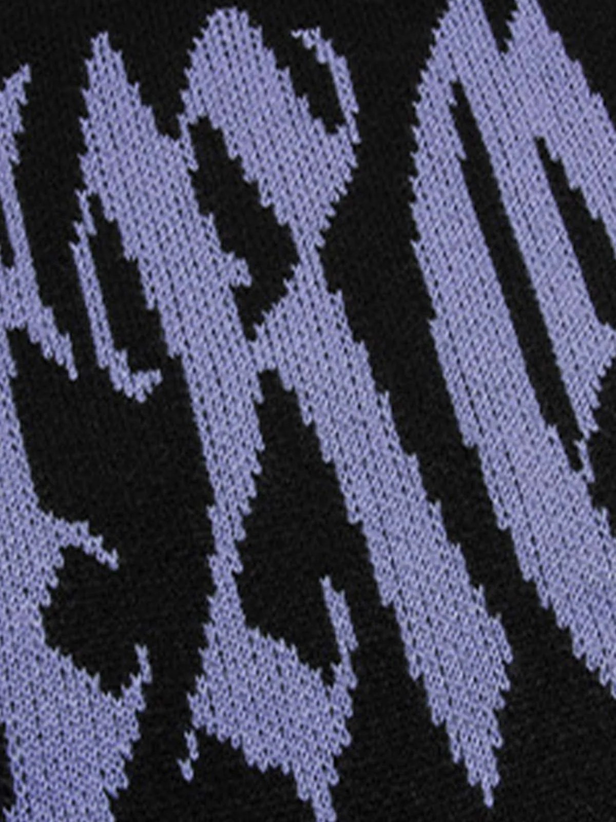 High Street Letter Jacquard Ripped Tassel Sweater - Image 6
