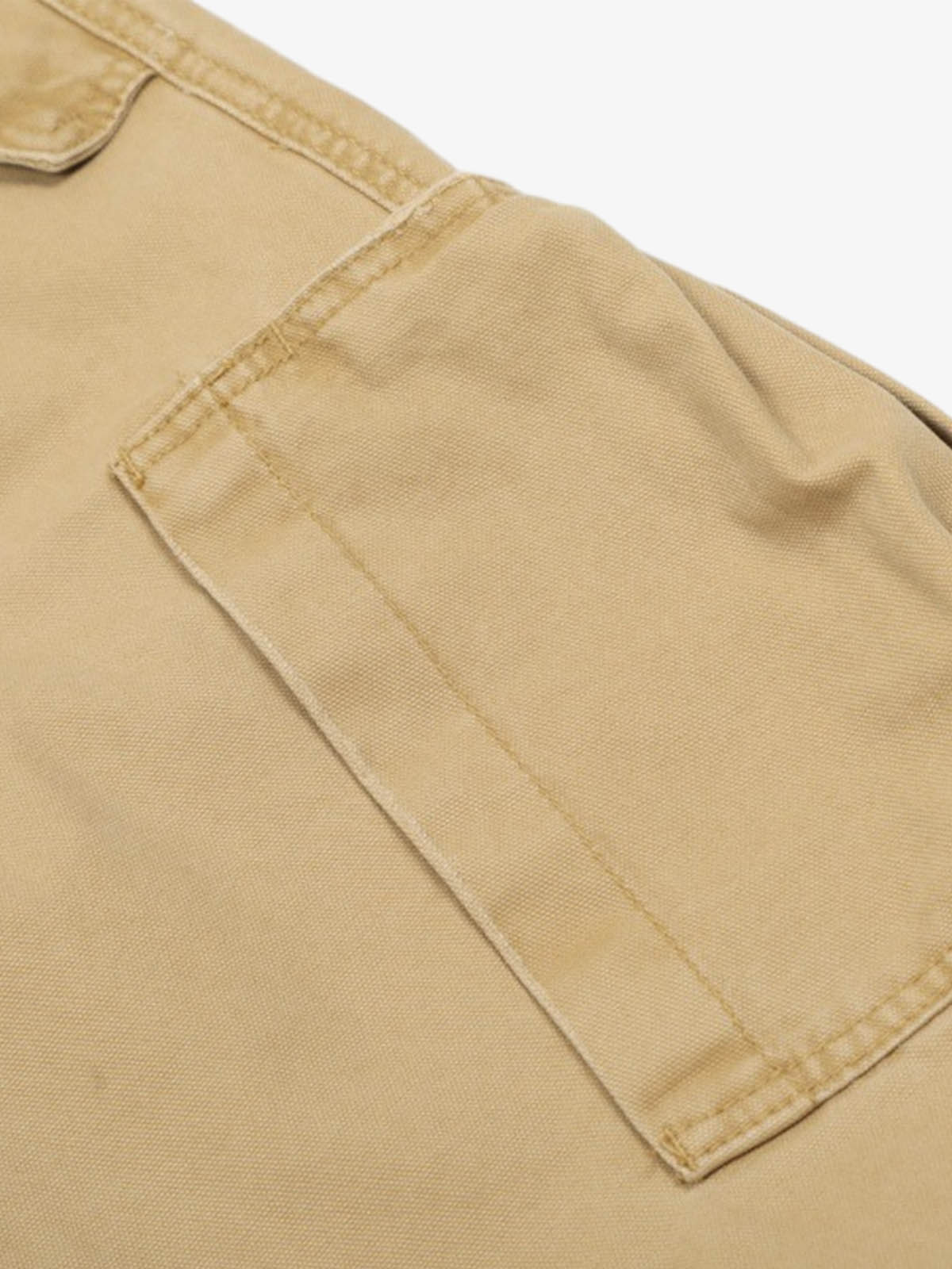 Cotton Hole Patch Pleated Multi-Pocket Cargo Casual Pants - Image 9