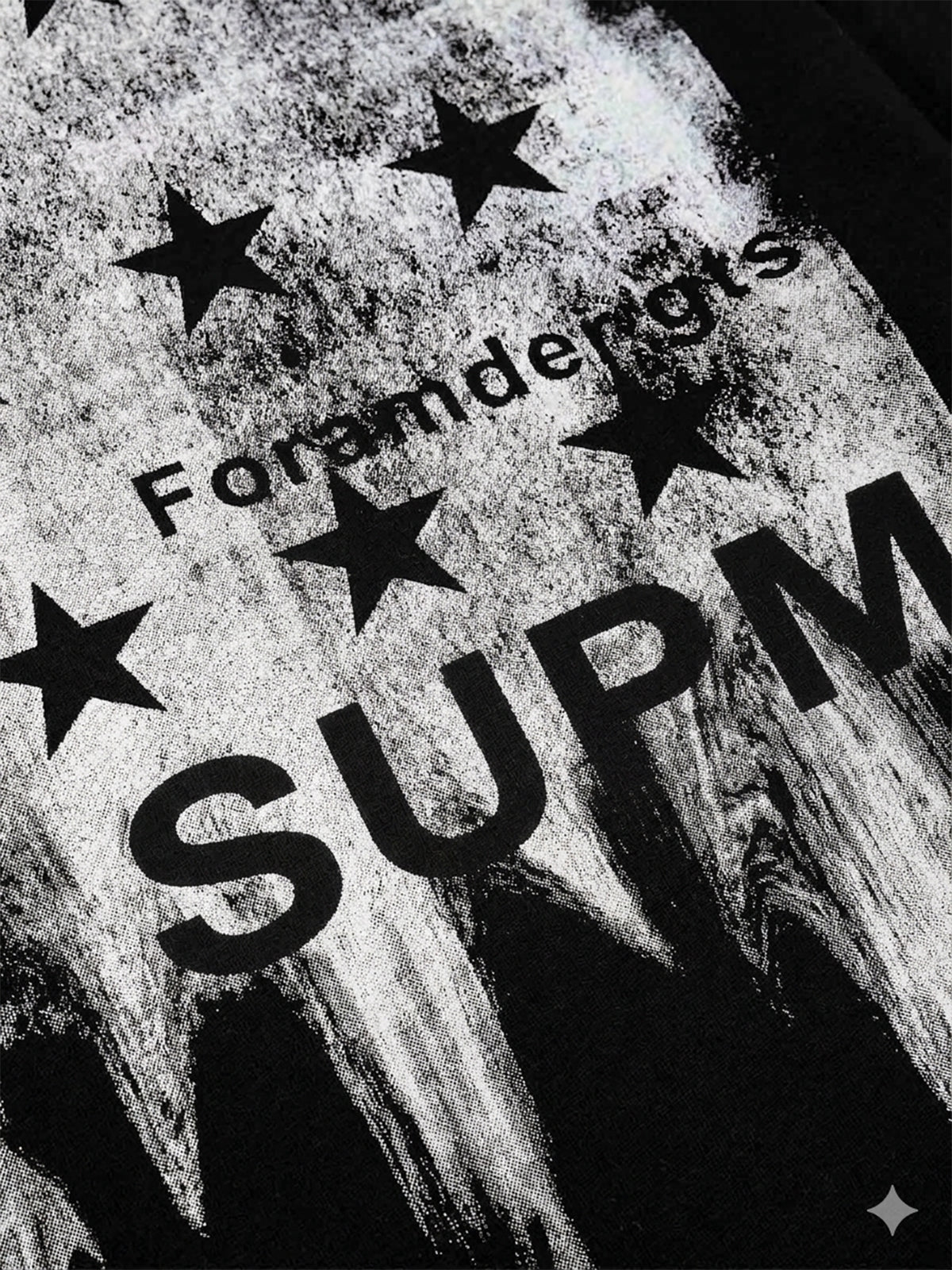Ink-Drip Star Graphic Street T-Shirt - Image 6