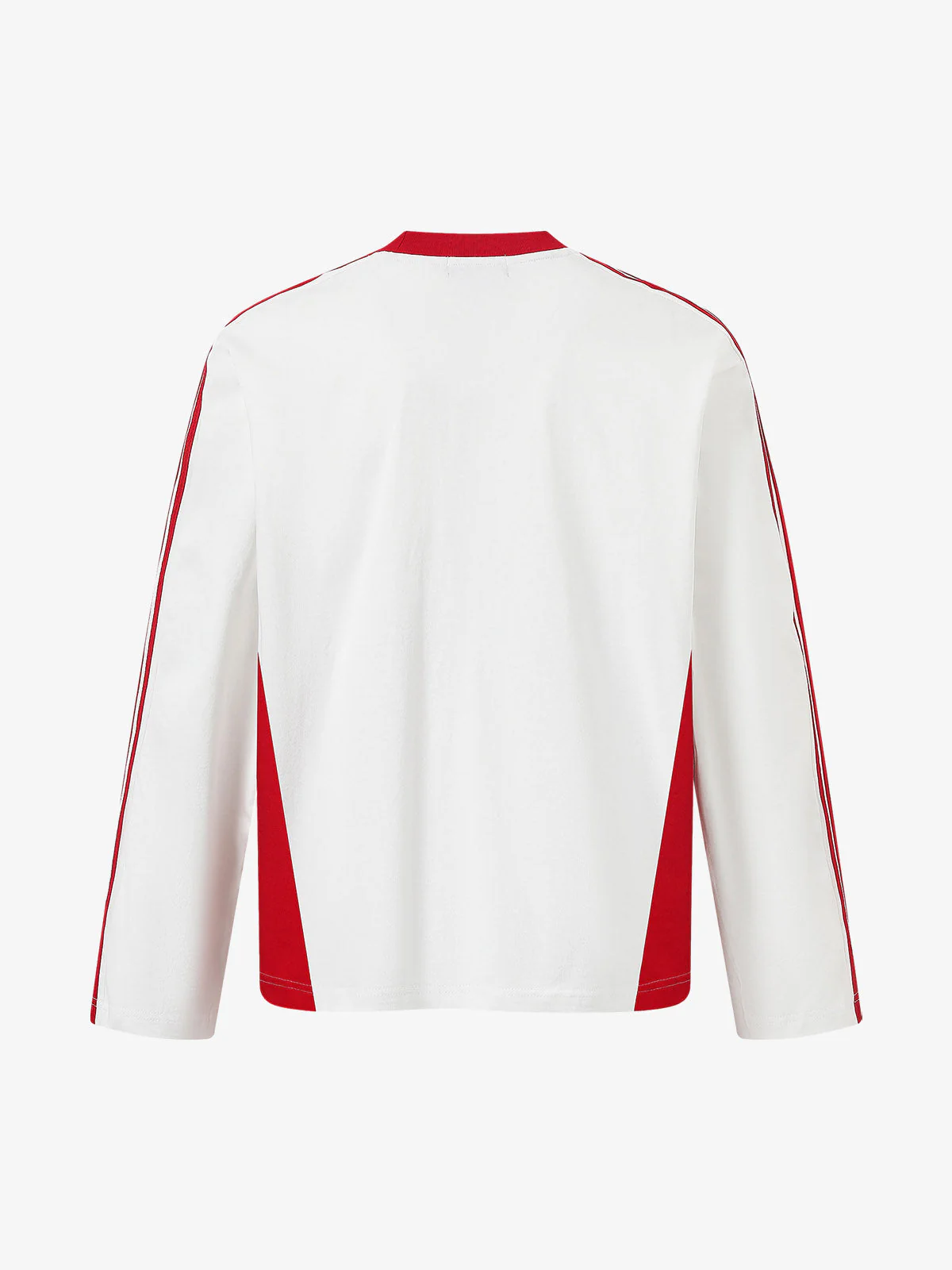 Jersey Digital Print Colorblock Long-Sleeved T-Shirt - Image 2