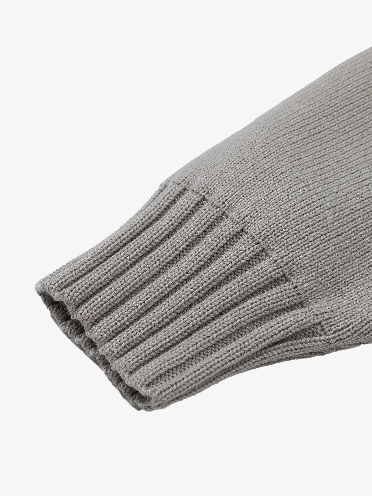 Layered Double V-Neck Ribbed Knit Cardigan - Image 7