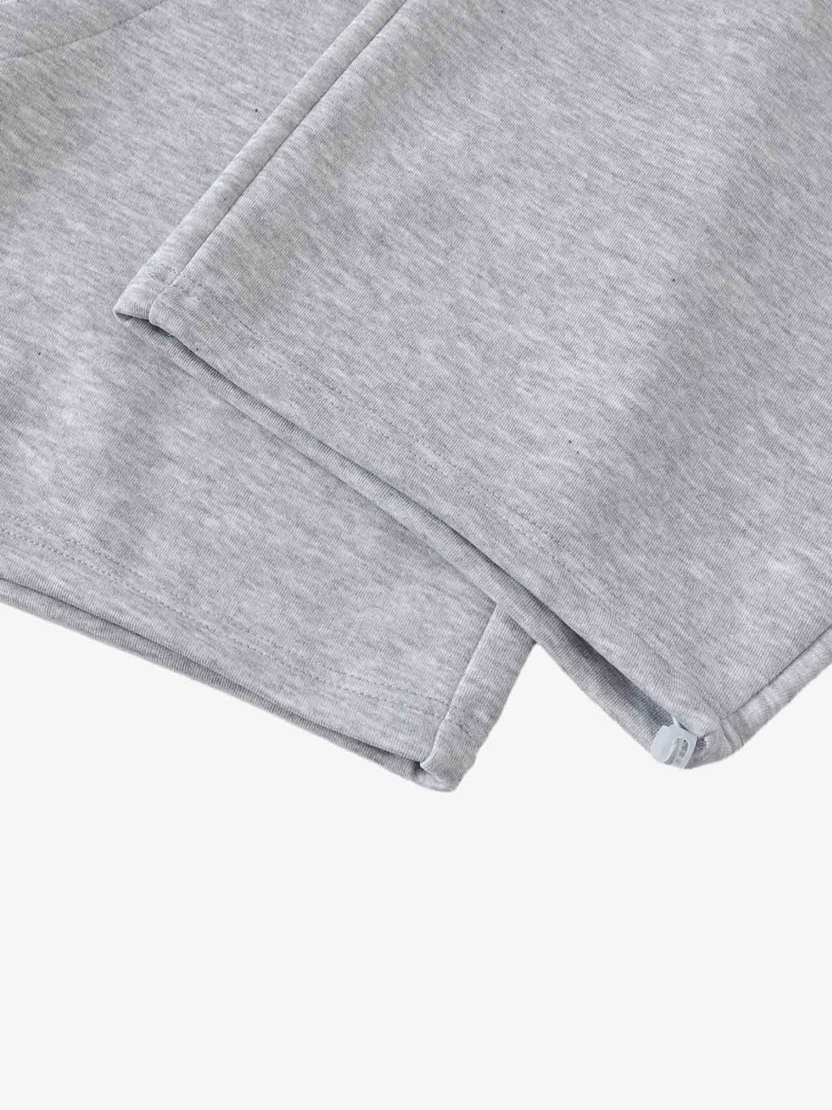 Layered Double-Waistband Wide-Leg Sweatpants - Image 7