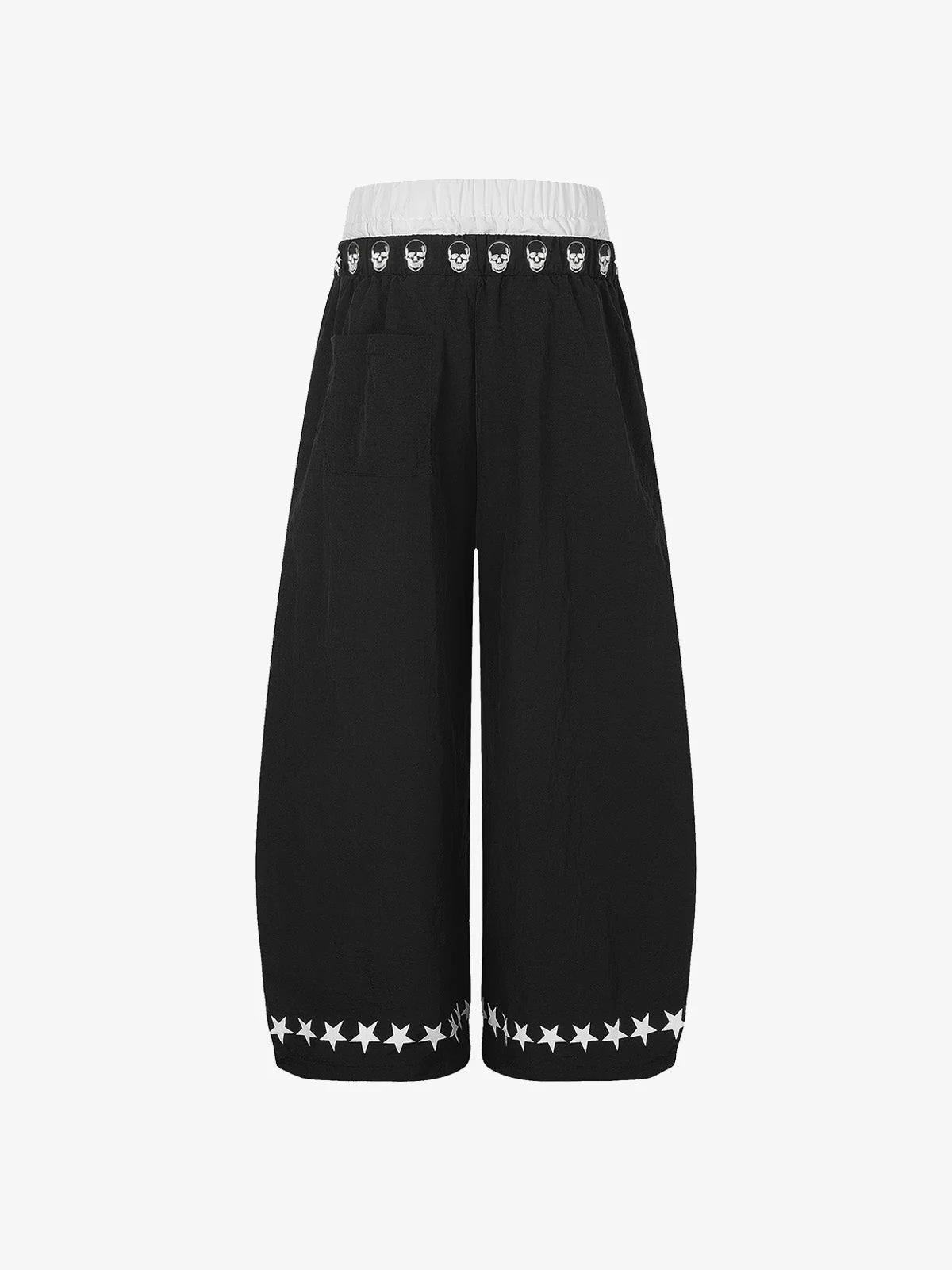 Layered Skull-Graphic Track Pants - Image 12
