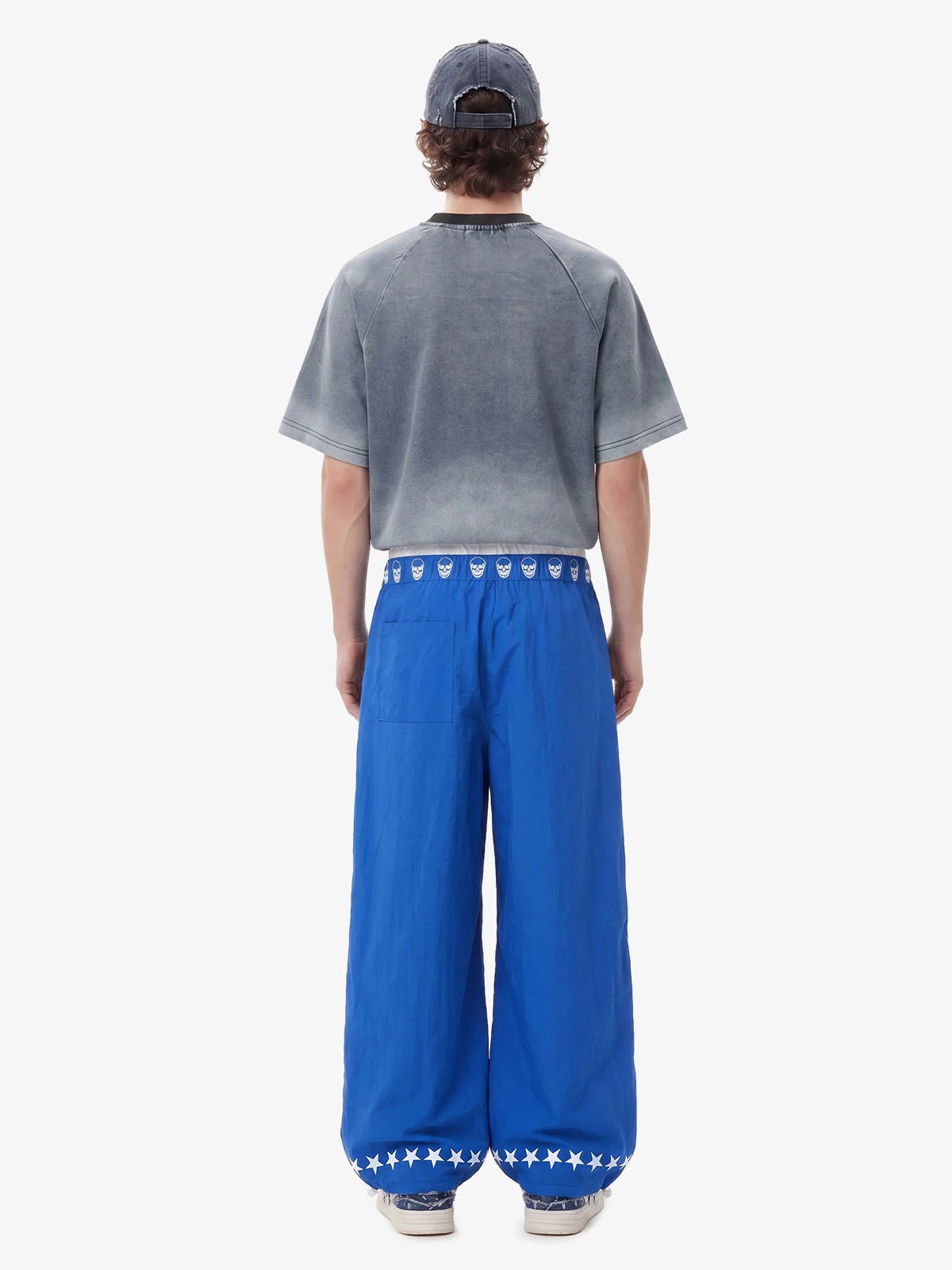 Layered Skull-Graphic Track Pants - Image 6