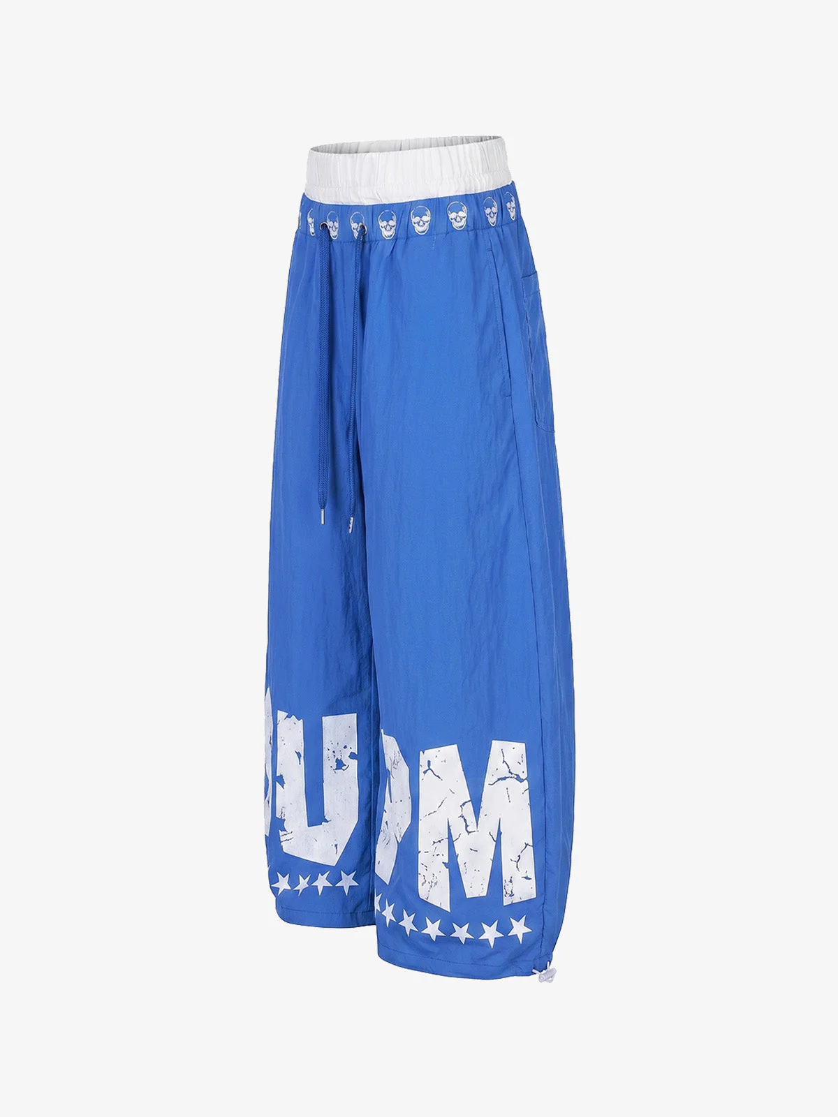 Layered Skull-Graphic Track Pants - Image 9