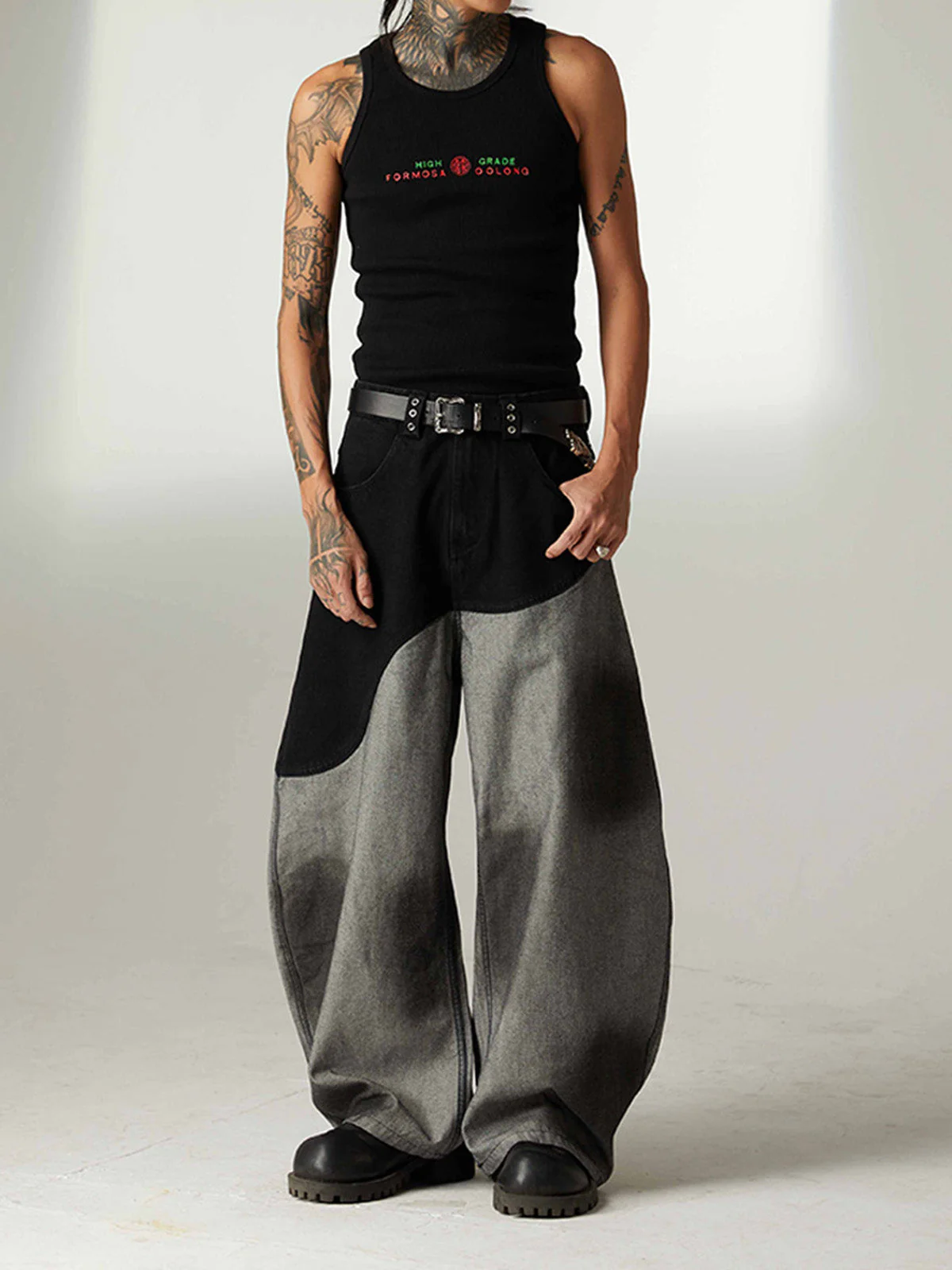 Machete RO Washed Stitching Jeans - Image 2