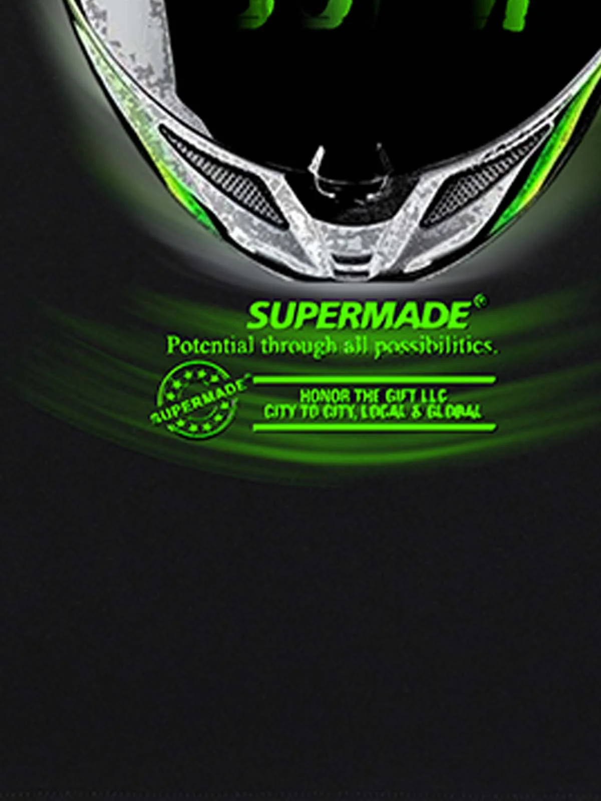Motorcycle Helmet Graphic T-Shirt - Image 9
