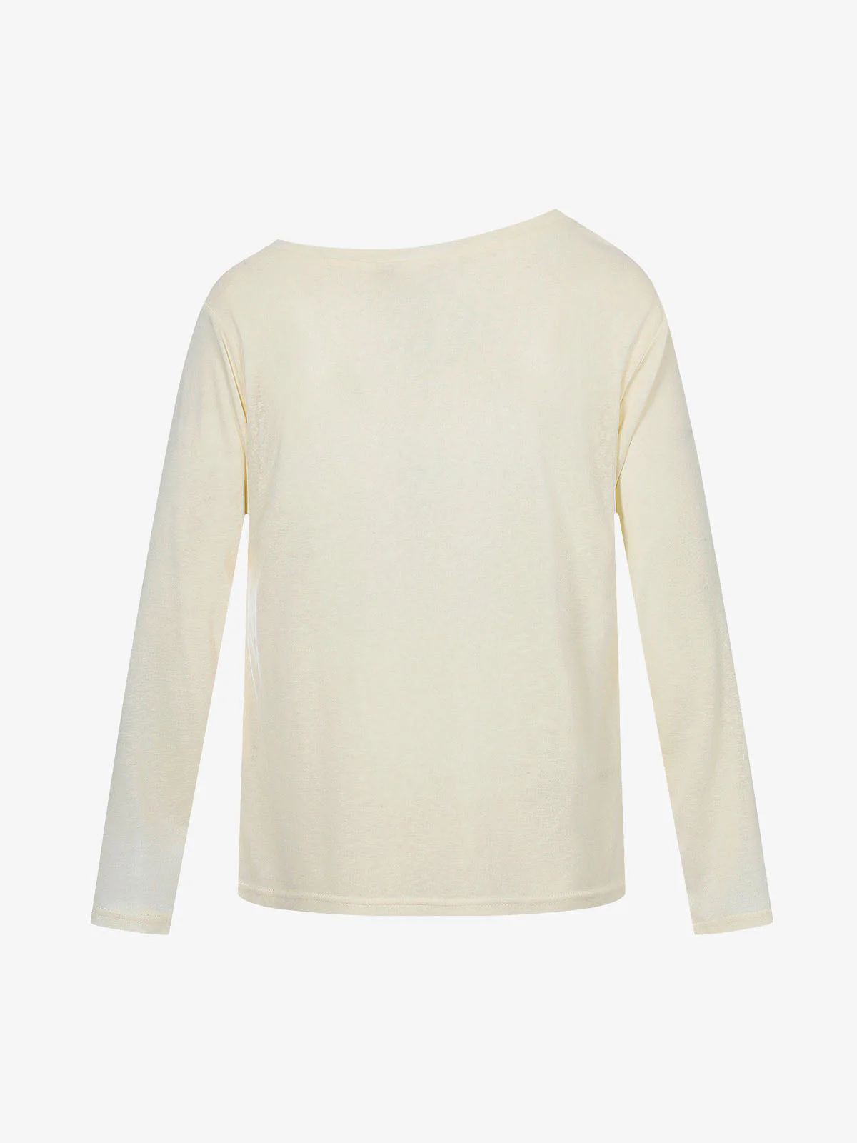Off Shoulder Bow Graphic Long Sleeve T-Shirt - Image 9