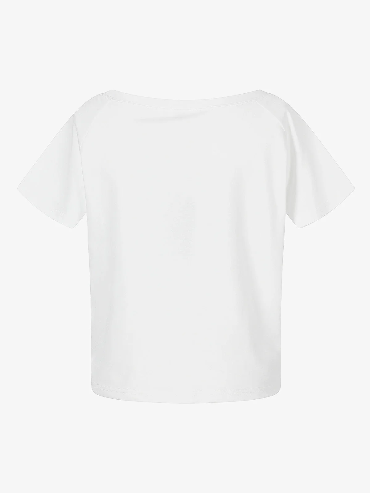 Off Shoulder Guitar Girl Graphic Cropped T-Shirt - Image 10