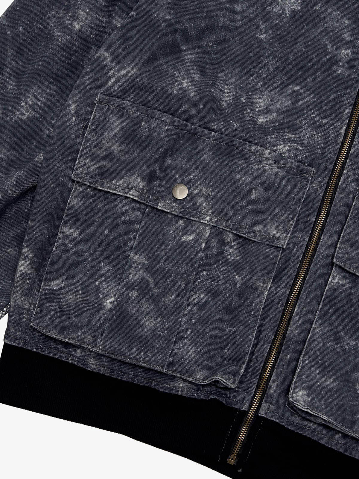 Original Oversized Denim Hoodie And Shorts Set - 2583 - Image 27