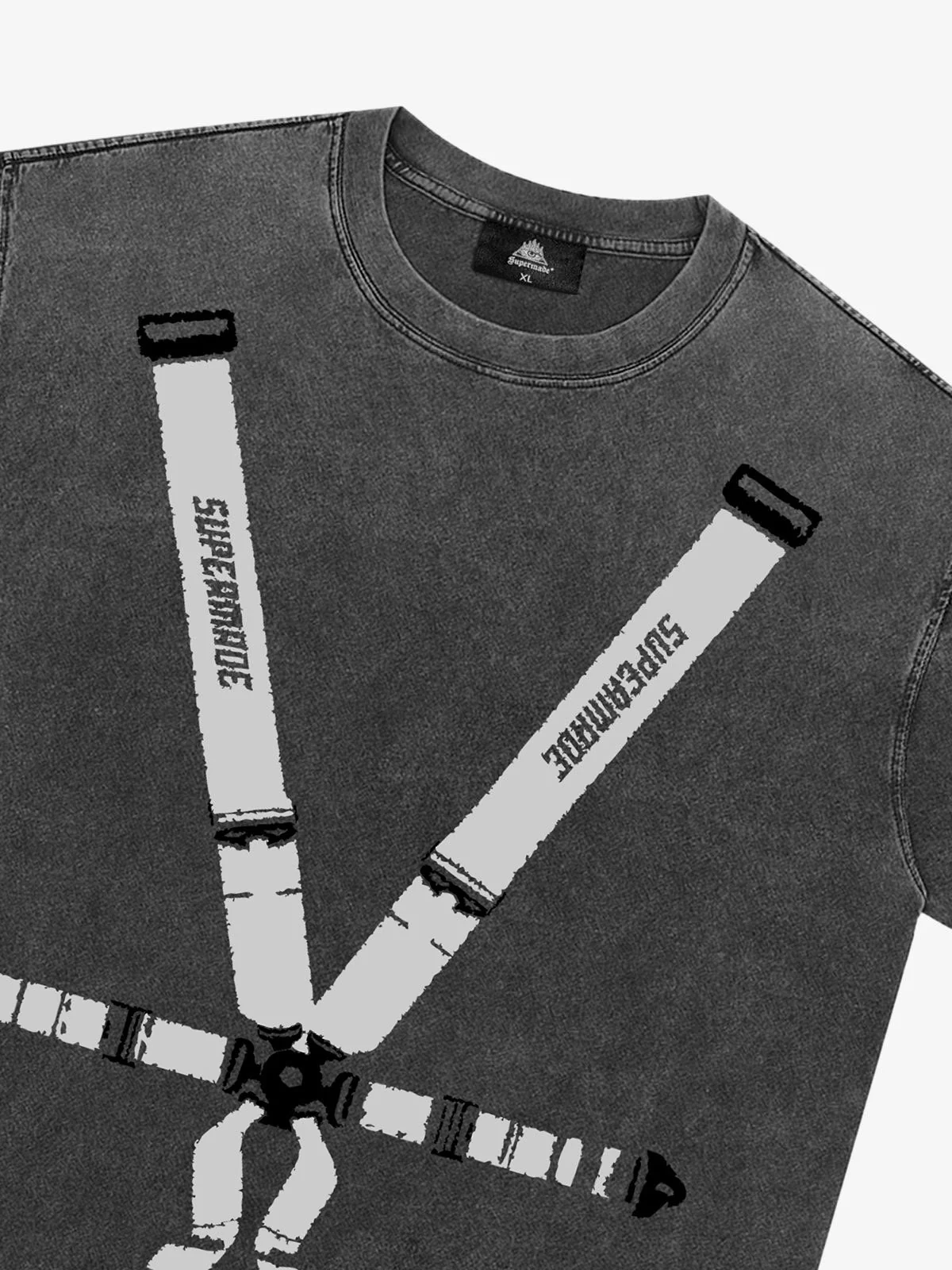 Original Racing Seat Belt Graphic T-Shirt - Image 3