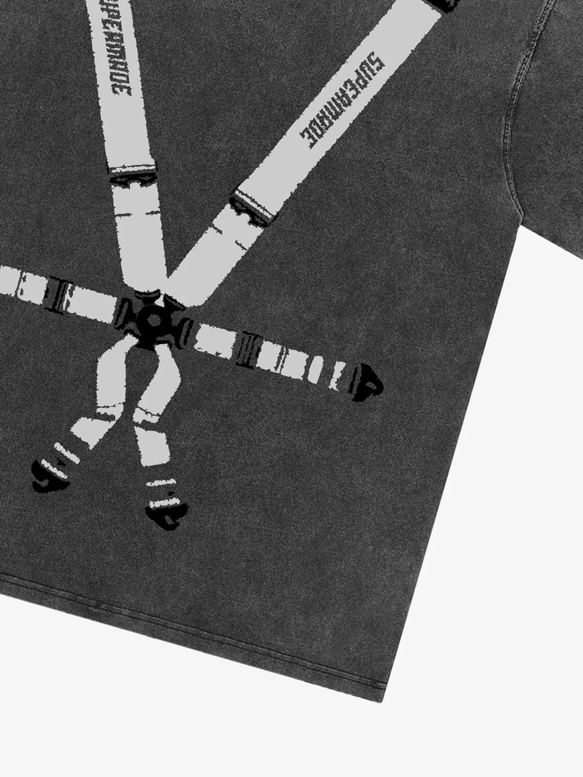 Original Racing Seat Belt Graphic T-Shirt - Image 4