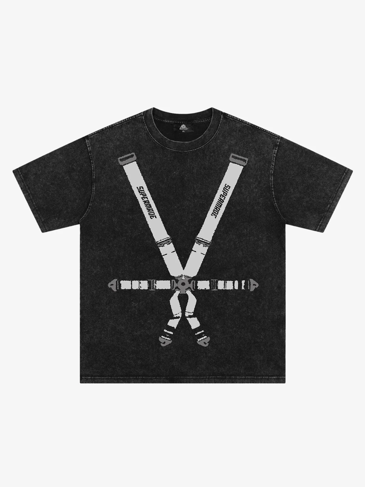 Original Racing Seat Belt Graphic T-Shirt - Image 5