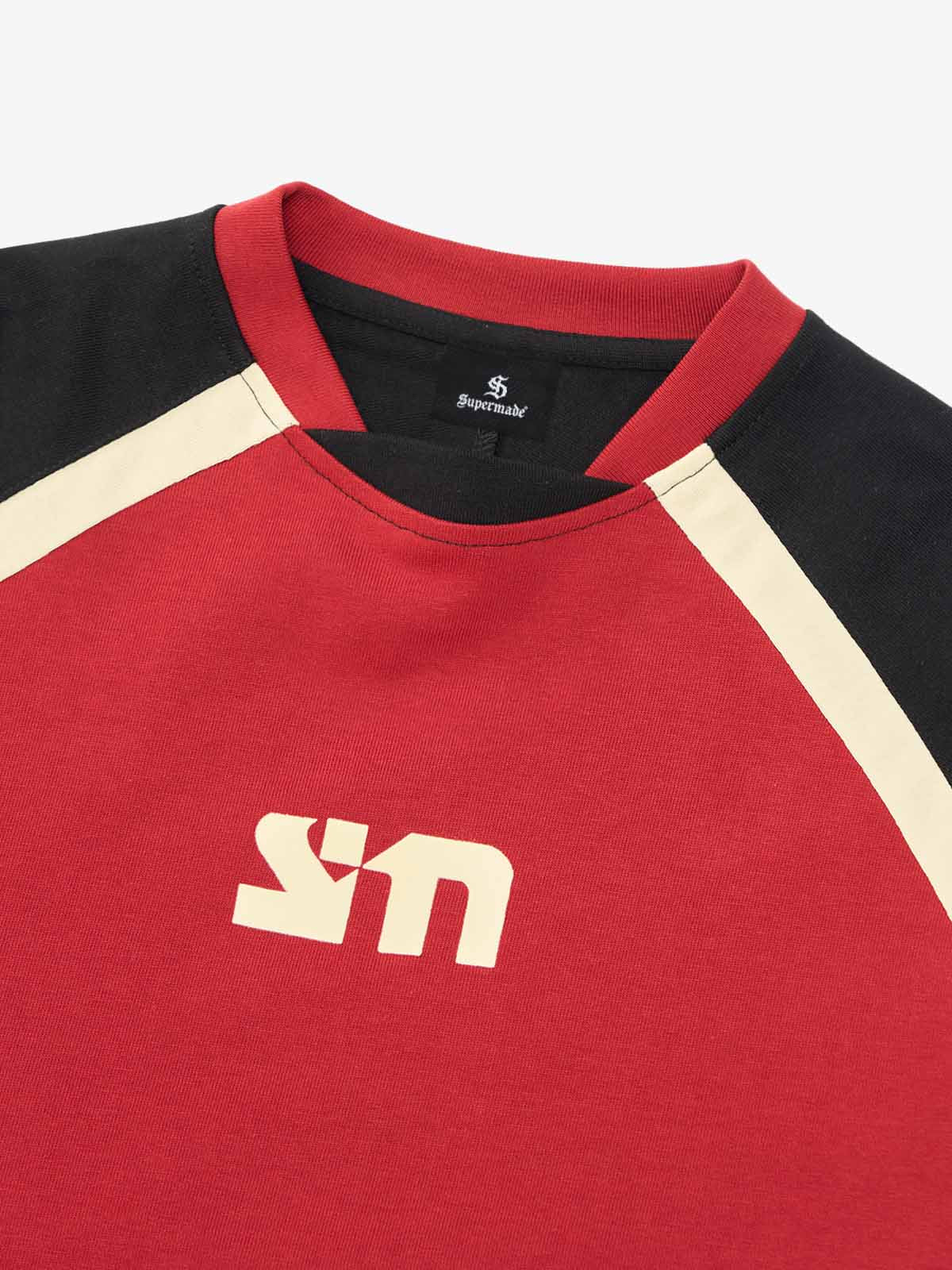 Original Retro Contrast Color Long-Sleeved T-Shirt - Image 9
