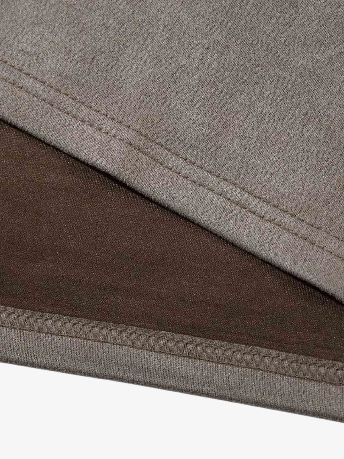 Thorn Embroidery Suede T-Shirt - Image 10