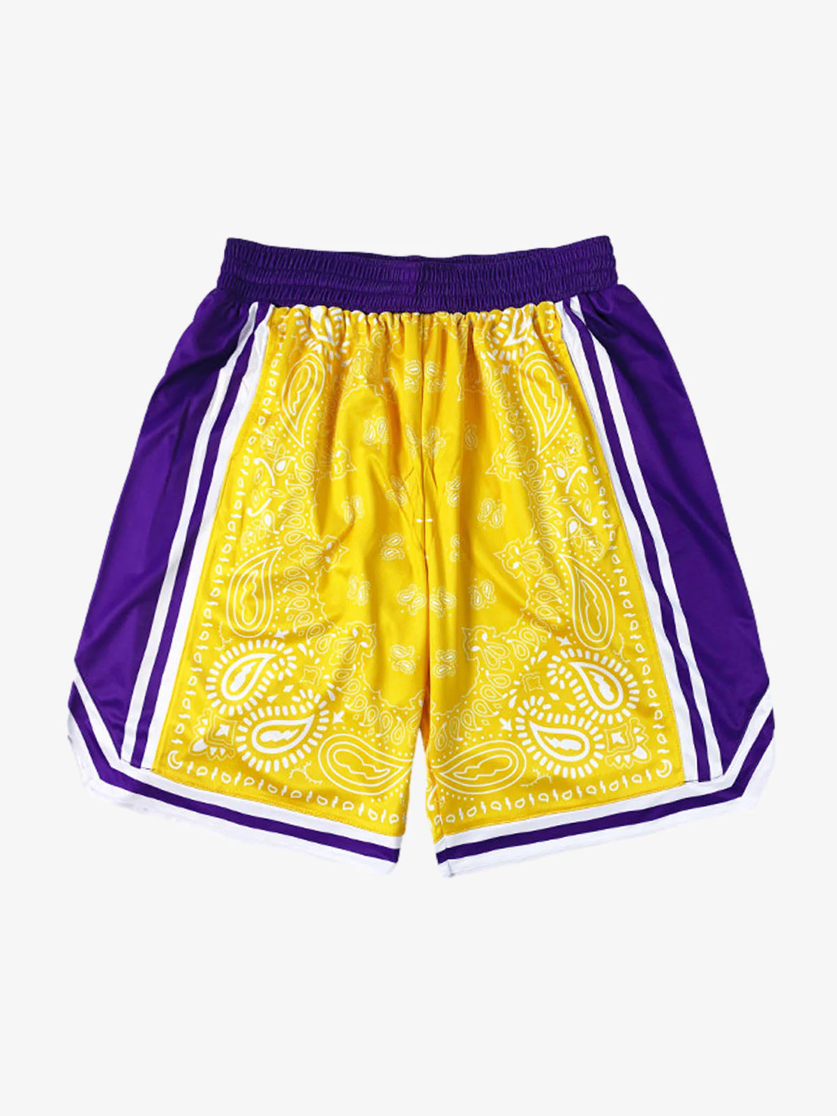 Paisley Print Soccer Shorts - Image 4