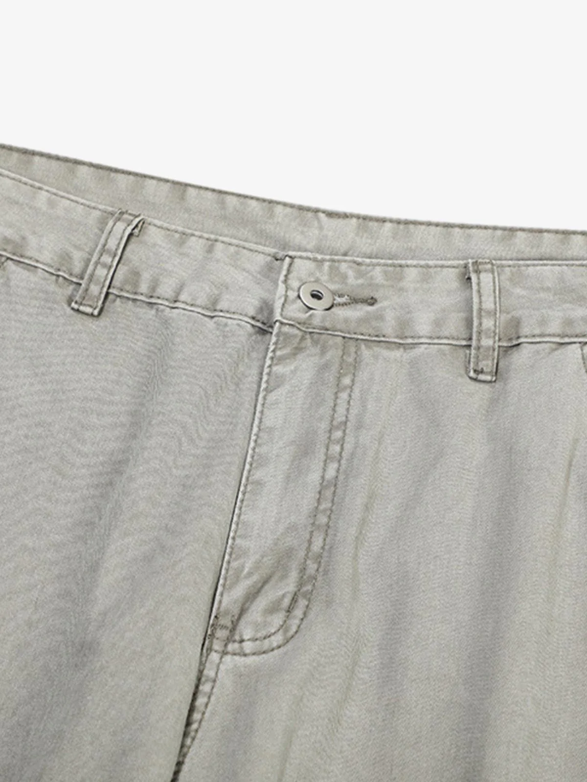 Patchwork Multi-Pocket Workwear Casual Machete Pants - Image 3
