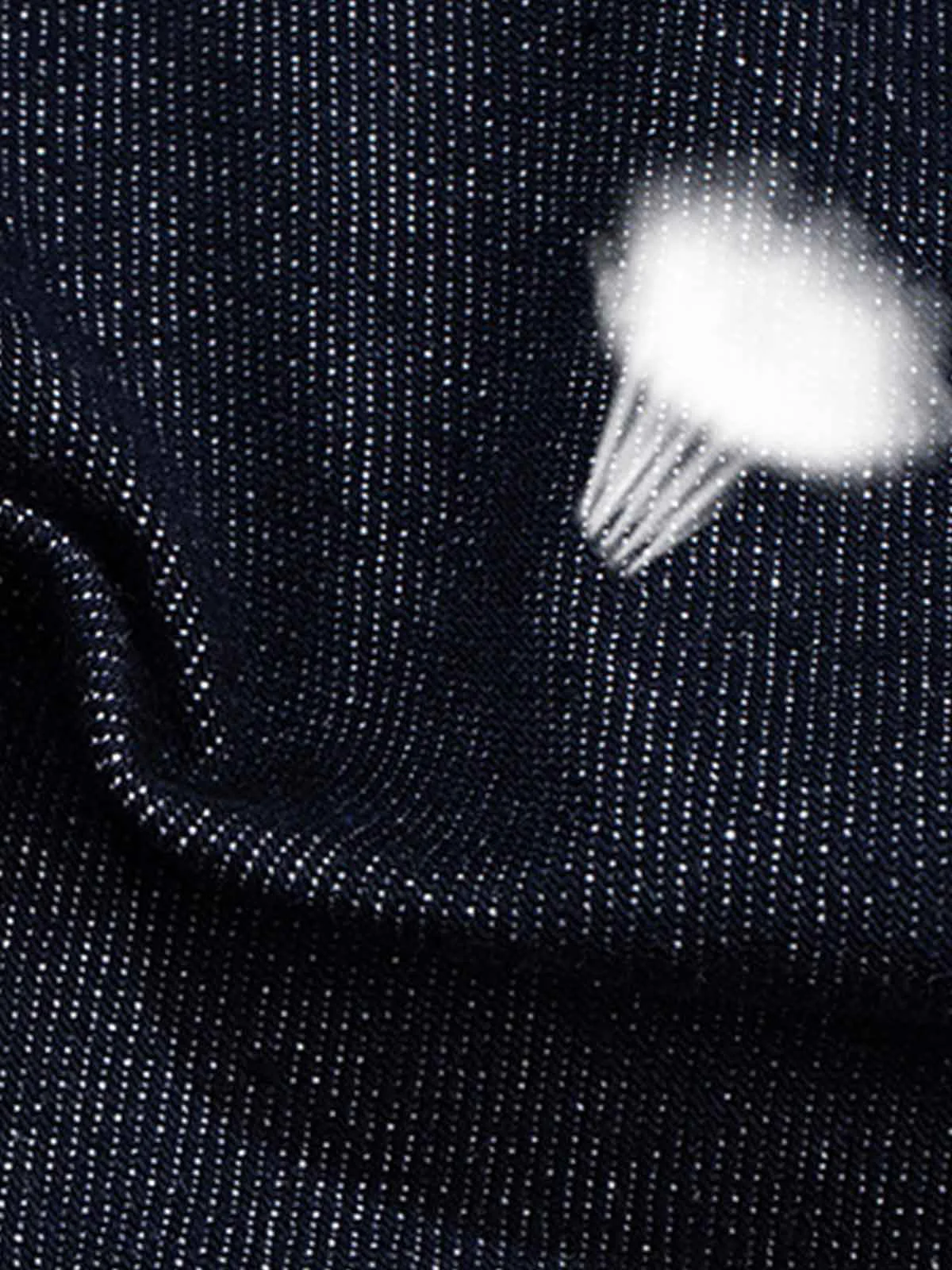 Pleated Panel Patchwork Denim Shorts - Image 7