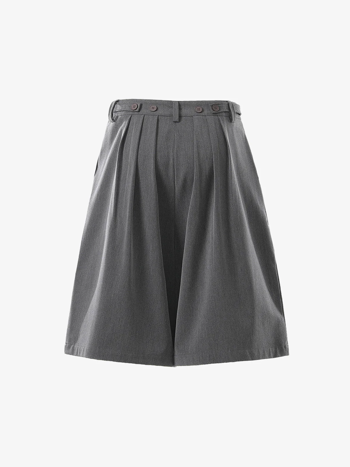 Pleated Wide-Leg Shorts - Image 3