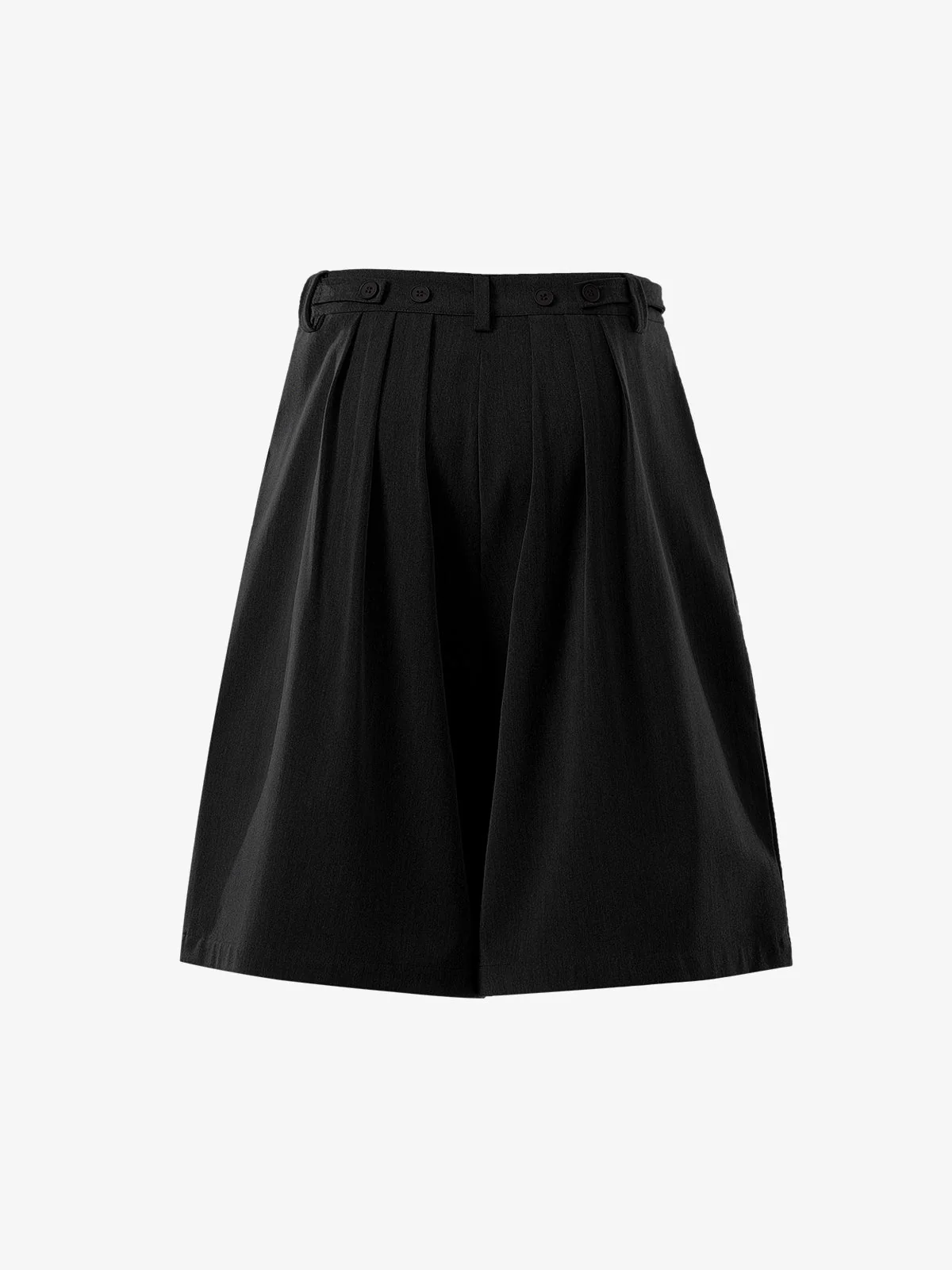 Pleated Wide-Leg Shorts - Image 4