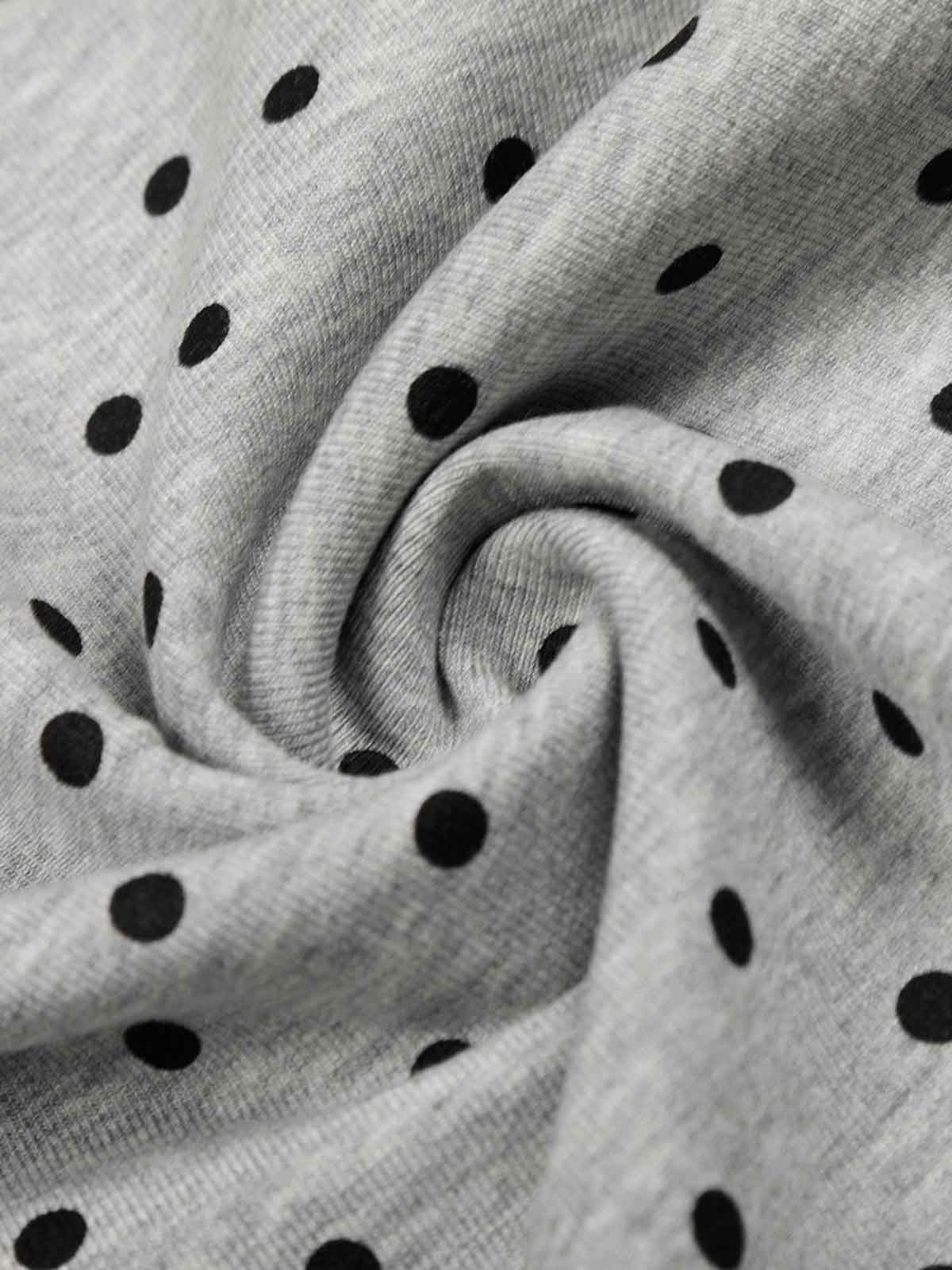 Polka Dot Dog Graphic Slim Fit T-Shirt - Image 11