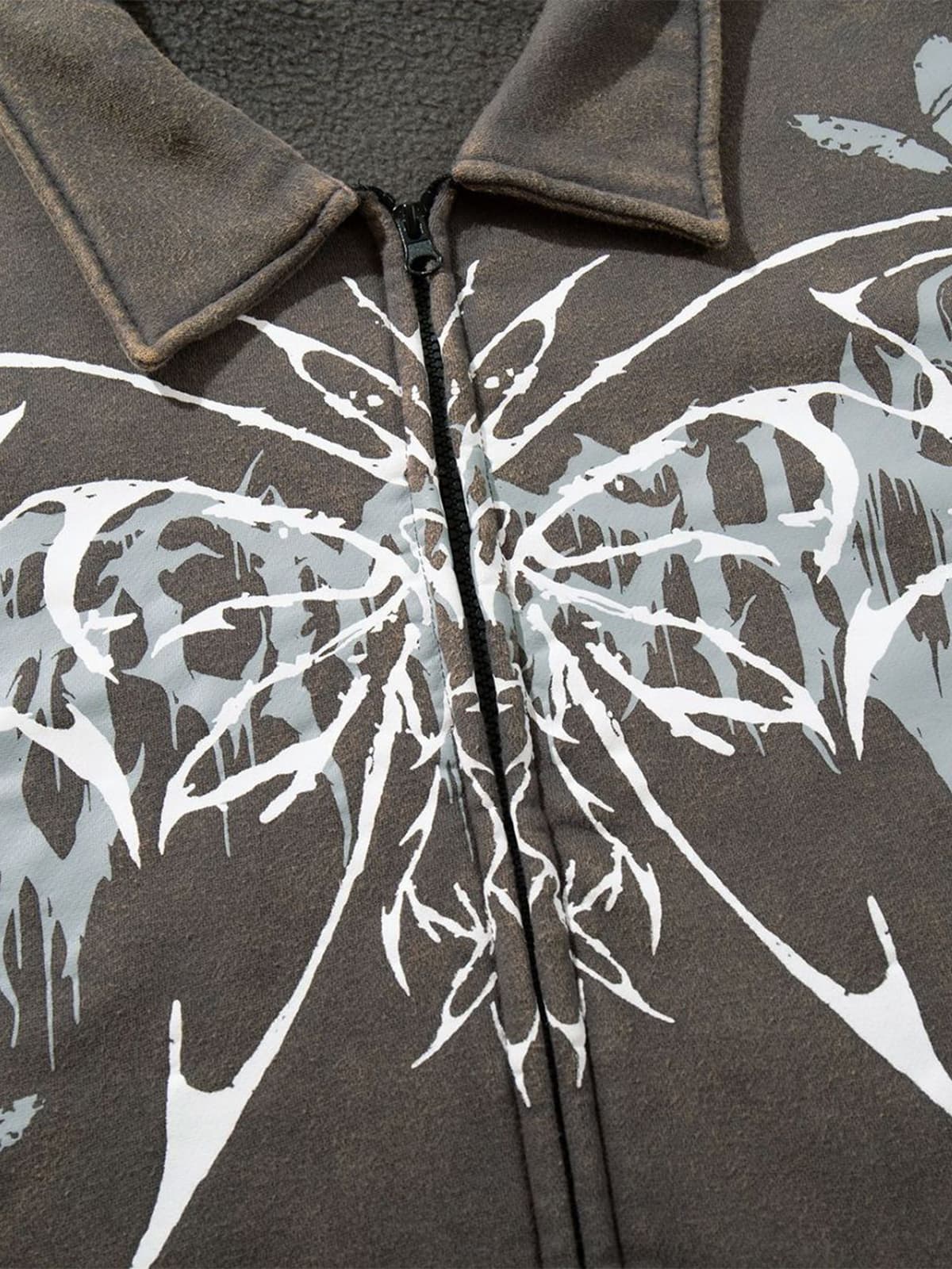 Punk Gothic Butterfly Graphic Streetwear Jacket - Image 13