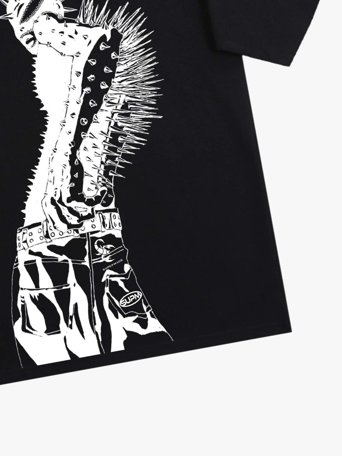Punk Spiked Graphic T-Shirt - Image 10