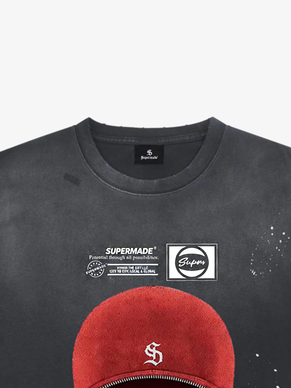 Red Balaclava Graphic T-Shirt - Image 6