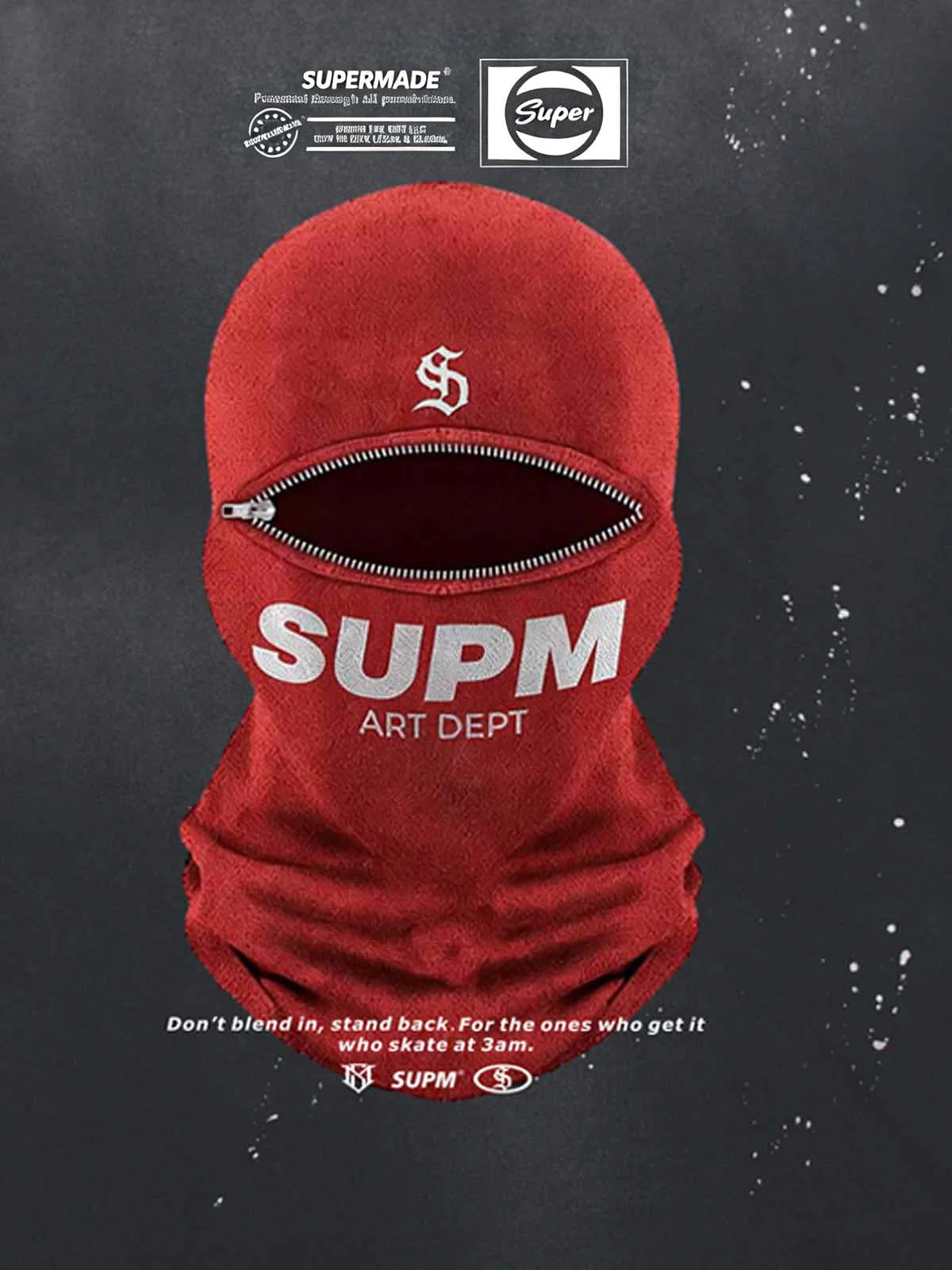 Red Balaclava Graphic T-Shirt - Image 7
