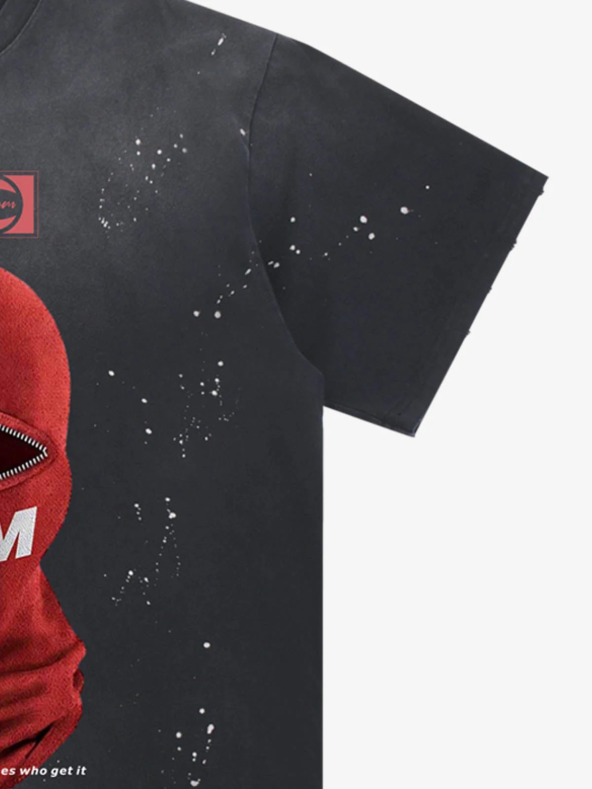 Red Balaclava Graphic T-Shirt - Image 8