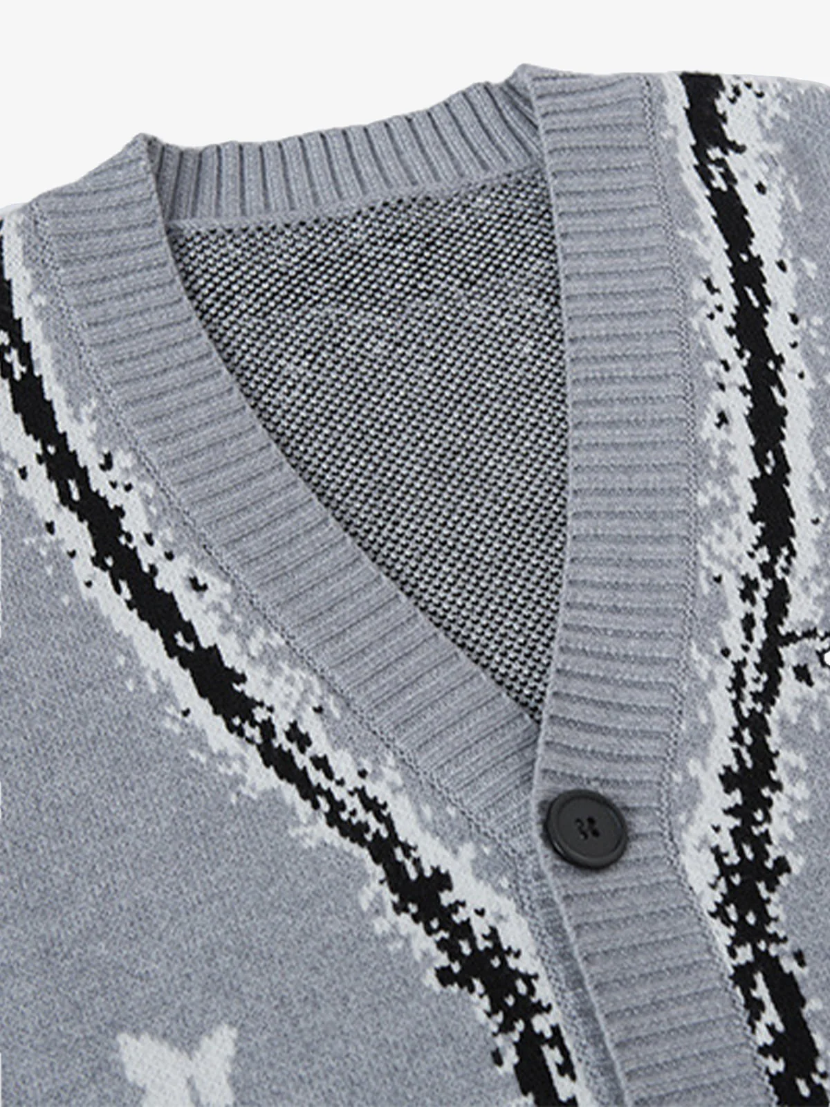 Retro Butterfly Gradient Knit Cardigan Sweater - Image 13