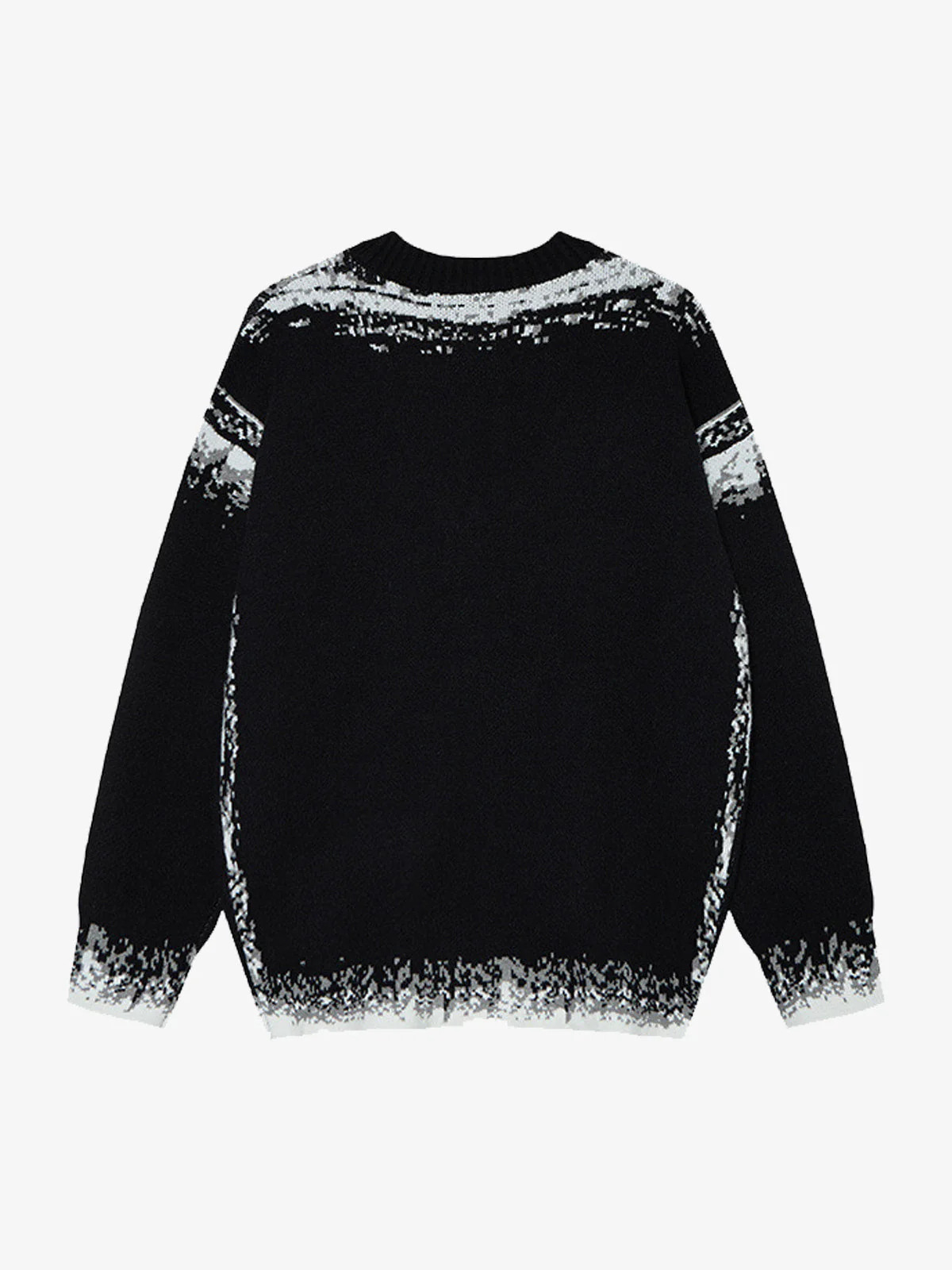 Retro Butterfly Gradient Knit Cardigan Sweater - Image 3
