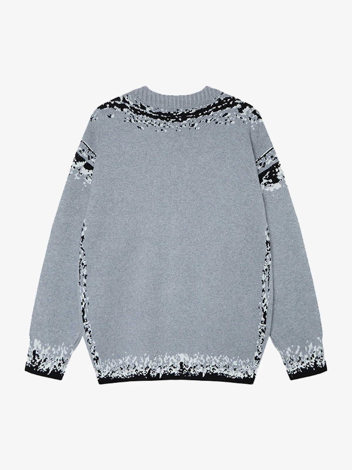 Retro Butterfly Gradient Knit Cardigan Sweater - Image 4