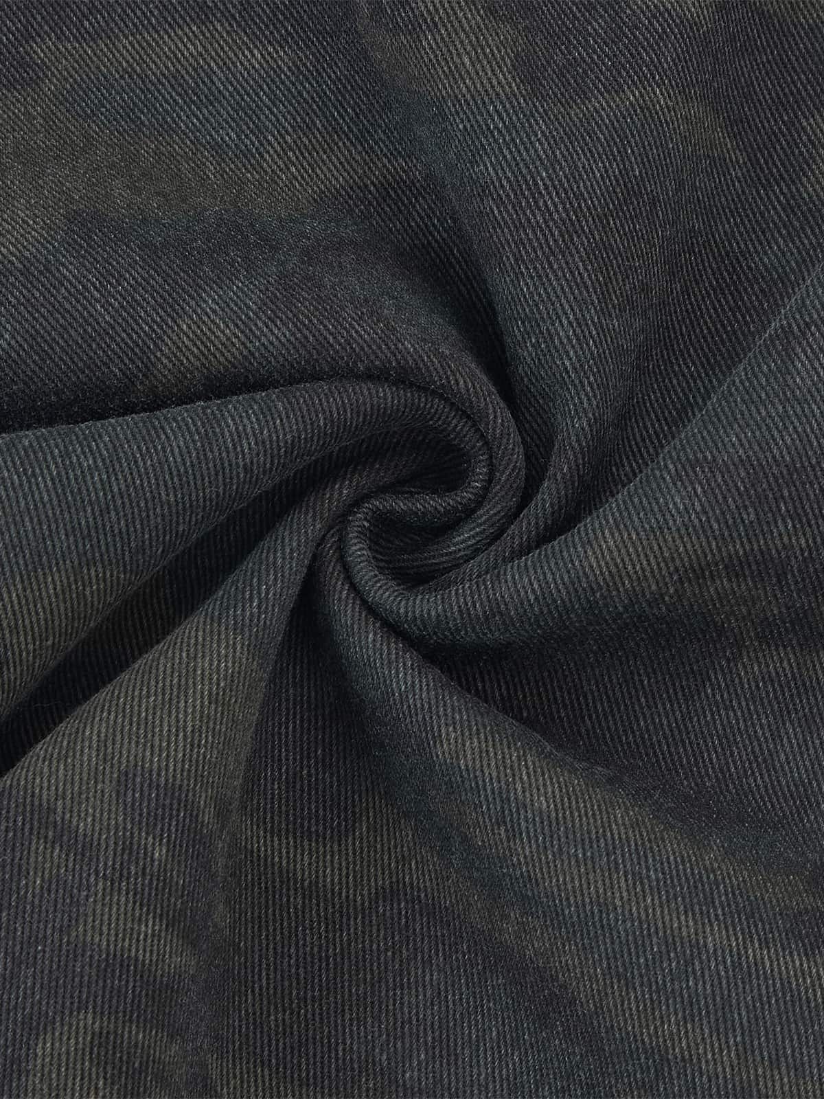 Retro Camo Multi-Pocket Cargo Barrel Pants - Image 7