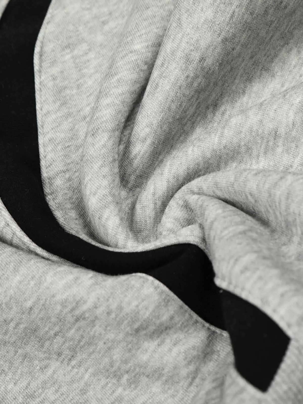 Retro Contrast Panel Drawstring Sweatpants - Image 12