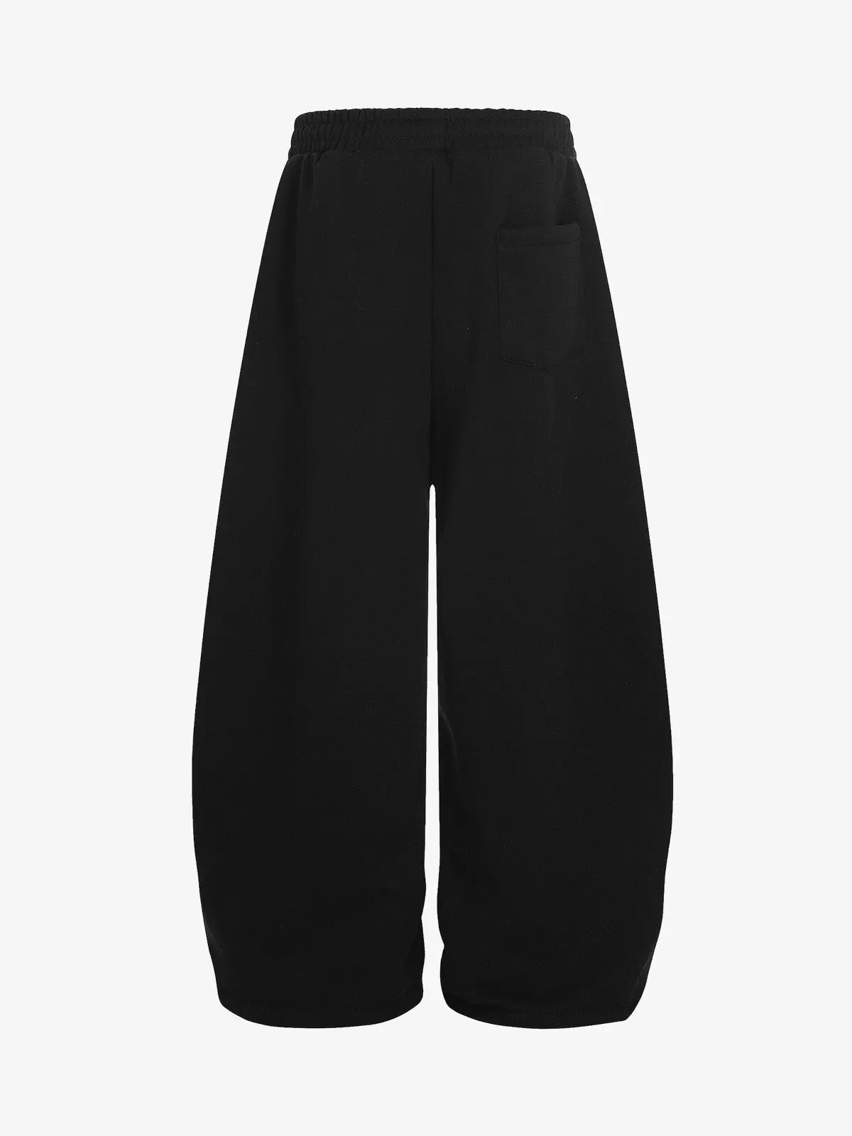 Retro Contrast Panel Drawstring Sweatpants - Image 8