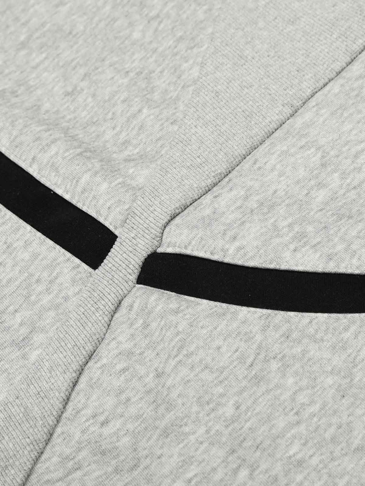 Retro Contrast Panel Drawstring Sweatpants - Image 9