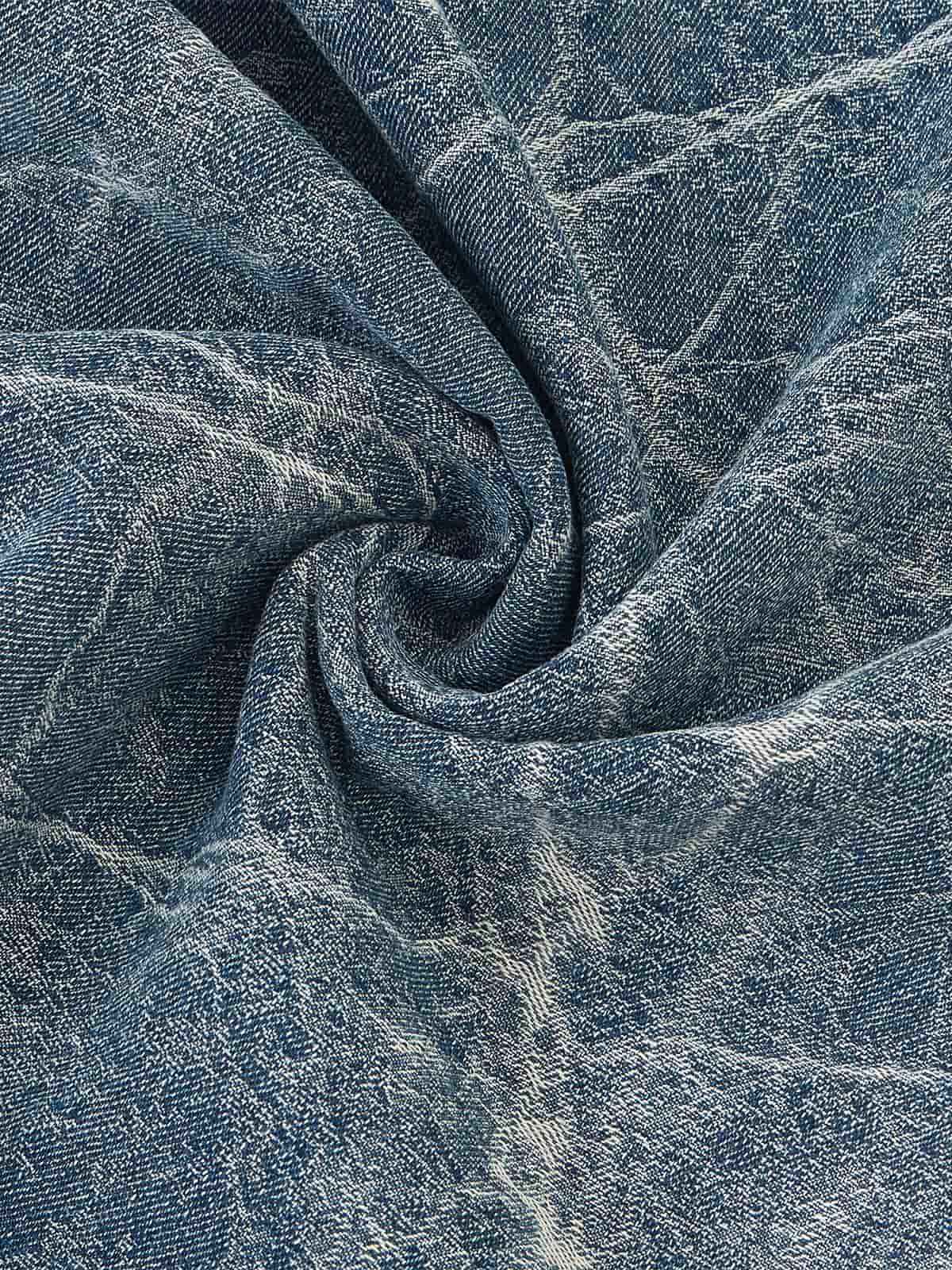 Retro Crackle-Washed Barrel Jeans - Image 7