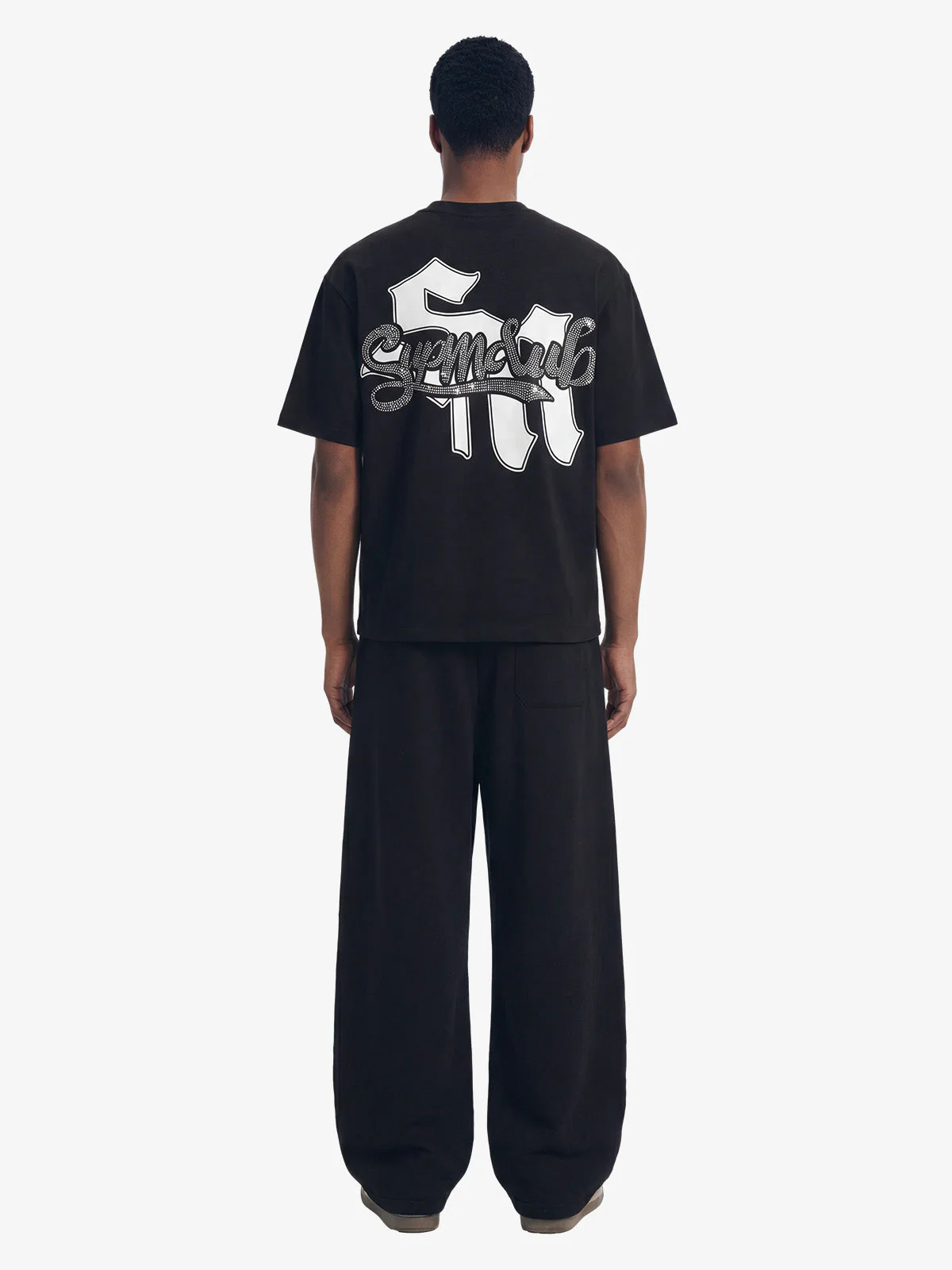 Retro Cupid Rhinestone Graphic T-Shirt - Image 5