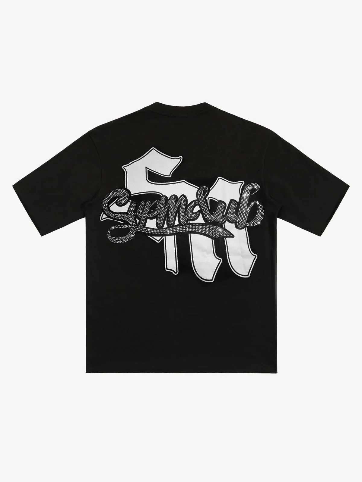 Retro Cupid Rhinestone Graphic T-Shirt - Image 6