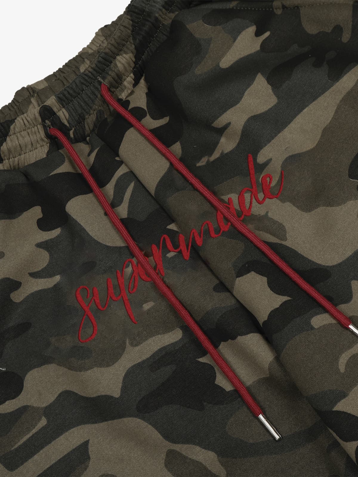 Retro Patchwork Embroidered Camouflage Barrel Pants - 2520 - Image 6